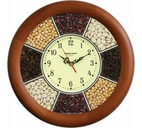 Настенные деревянные часы TROYKATIME Тройка СПЕЦИИ 11161141