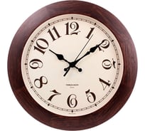 Настенные деревянные часы TROYKATIME Тройка 11007184