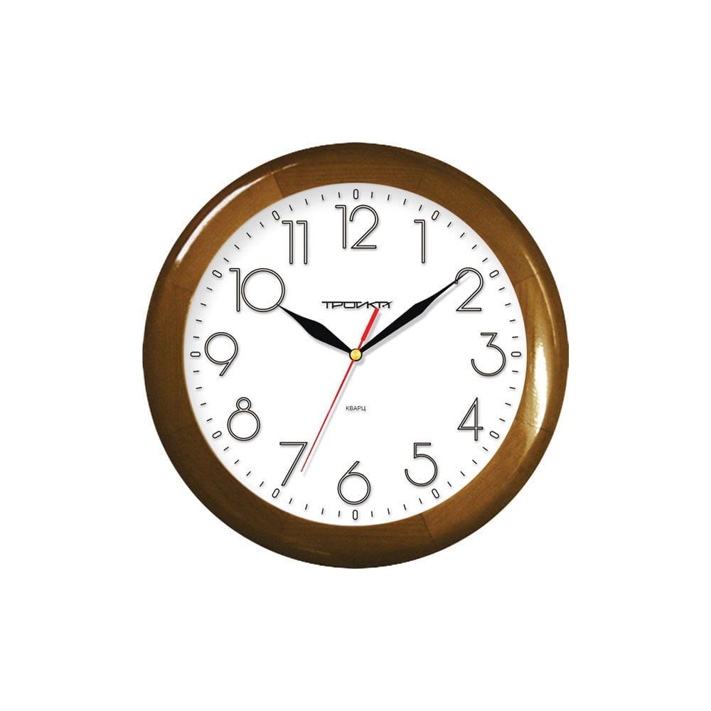 Настенные деревянные часы TROYKATIME Тройка 11161183 - выгодная цена .
