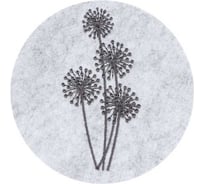 Салфетка декоративная (плейсмат) для сервировки EGLO ANDASIBE, B3, O100, полиэстер, серый 420161