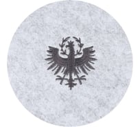 Салфетка декоративная (плейсмат) для сервировки EGLO ANDASIBE, B3, O100, полиэстер, серый 420165