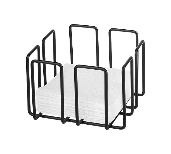 Салфетница маленькая Рыжий кот Scaffali 13,5x13,5x9,5 см, полимерное покрытие 109117
