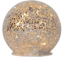 Светодиодный светильник EGLO на батарейках STAR FALL, 10x0,03W LED, H94, O100, 2XAA, стекло, пластик 411345