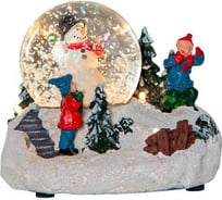 Светодиодный светильник EGLO на батарейках WINTERVILLE, 3x0,06W LED, L120, B100, H100, 2XAAA, пластик 411482