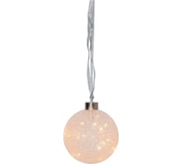 Светодиодный светильник EGLO на батарейках GLOW SNOW, 15x0,064W LED, H100, O100, 3XAA, сталь, пластик 411338