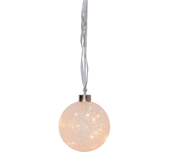 Светодиодный светильник EGLO на батарейках GLOW SNOW, 15x0,064W LED, H100, O100, 3XAA, сталь, пластик 411338