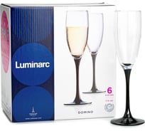 Набор фужеров для шампанского LUMINARC ДОМИНО 170 мл, 6 шт. H8167