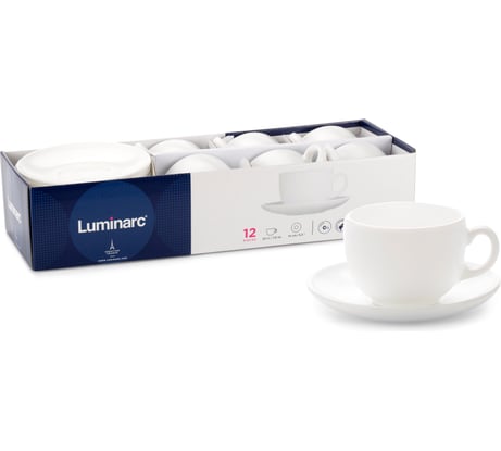 Набор чайный LUMINARC ЭССЕНС 12 предметов, 220 мл P6433