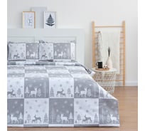 КПБ LoveLife евро " New year forest" 200x217 см, 225x240 см, 50x70 см-2шт, 100%хлопок, сатин 6779080