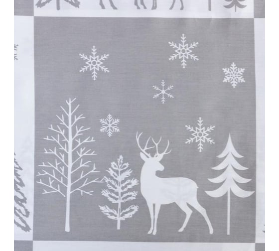 КПБ LoveLife евро " New year forest" 200x217 см, 225x240 см, 50x70 см-2шт, 100%хлопок, сатин 6779080