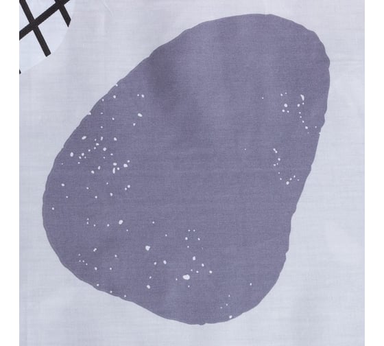 КПБ LoveLife евро "Серый модерн" 200x217 см, 225x240 см, 50x70 см-2шт, 100%хлопок, сатин, 125г/м² 9082468