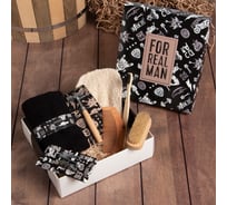 Набор подарочный Этель For real man полотенце и аксессуары, 7 предметов 9321201