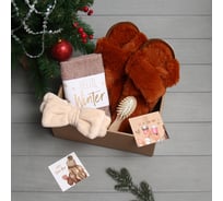 Набор подарочный Этель Hello winter полотенце 30x60 см, аксессуары, 4 предмета 7351435