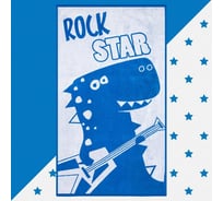 Полотенце махровое Этель "Rock star"70x130 см, 100% хлопок, 420г р/м2 4554992