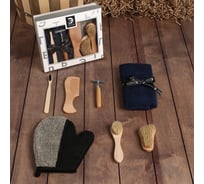 Набор подарочный Этель полотенце 30x60 см, аксессуары, 7 предметов 9379088