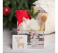 Набор подарочный Этель "Счастья в сердце" полотенце и аксессуары 5142198