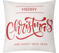 Наволочка декоративная Этель "Happy New Year" 40x40 см, 100% хлопок 9846650
