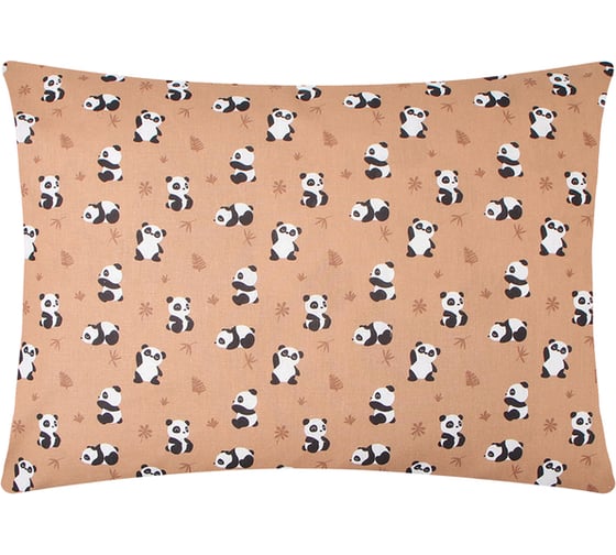 Наволочка Этель "Lazy panda" 50x70 см, 100% хлопок, бязь 10063098