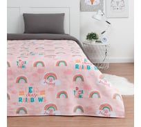 Покрывало Этель 1,5 сп "Pink Rainbow" 145х210 см, 100% хлопок 4797425