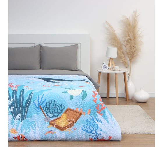 Покрывало Этель 1,5 сп "Under the sea" 145х210±5 см, микрофибра 10269272