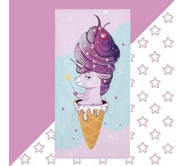 Полотенце Этель Unicorn, 70x140 см, 100% хлопок 160гр/м2 5248190