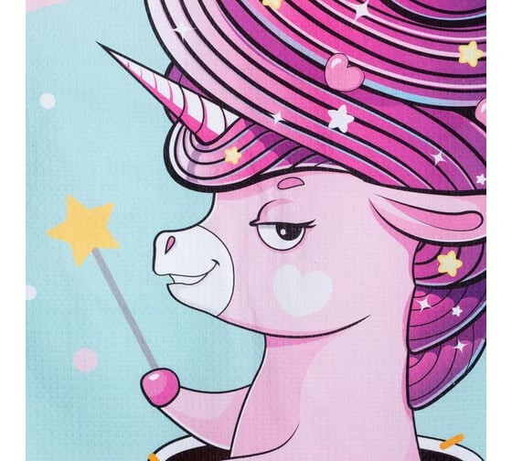 Полотенце Этель Unicorn, 70x140 см, 100% хлопок 160гр/м2 5248190