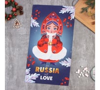Полотенце Этель "Из России с любовью" 40x73 см, 100% хлопок, саржа 190 г/м2 9907868