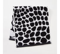 Полотенце махровое Этель ЧБ "Змея" 30х60 см, 100% хлопок, 420 гр/м2 5031617