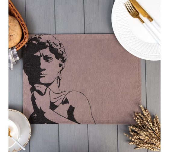 Салфетка Этель "David" 29x40 см, 35% хлопок 65% пэ, 370 г/м2 6705296