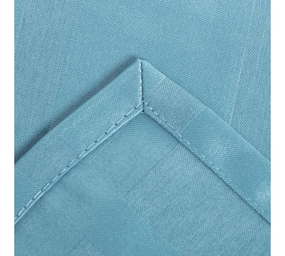 Скатерть Этель "Geometry" 150х220 +/-3 см, цвет серо-синий, плотность 192 г/м2, хлопок с ВГМО 6974089