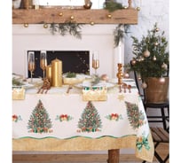 Скатерть Этель "Golden Christmas" 150х110 +/-3см с ГМВО, 100% хлопок, 190г/м2 5072924