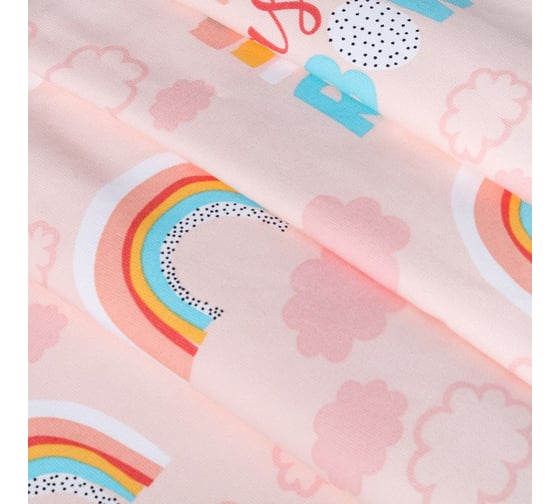 Штора Этель Pink Rainbow, 145х260 см, 100% хлопок 4797426