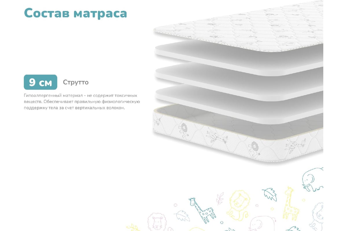 Матрас Димакс Облачко 60x120 10052_60_120 - выгодная цена, отзывы ...