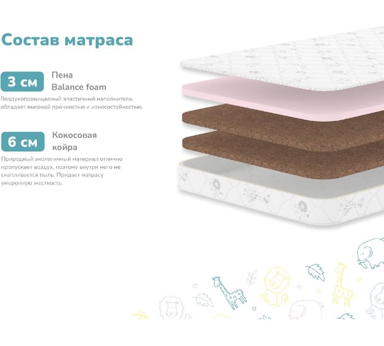 Матрас Димакс Спортсмен 60x120 10145_60_120