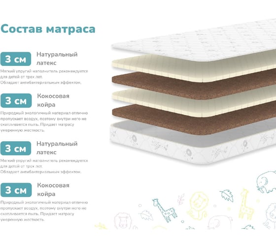 Матрас Димакс Спортсмен Плюс 60x140 10150_60_140