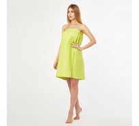 Полотенце для бани Экономь и Я "Парео" 80x144 см, салатовый 100% хл, 200 гр/м2 2457171