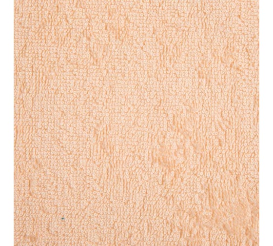 Полотенце махровое Экономь и Я 50x90 см, цв. персиковый, 100% хлопок, 320 гр/м2 6957323