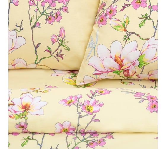 КПБ Этель дуэт Мелиса 143x215 см-2 шт, 220x240 см, 70x70 см -2 шт, 100%хл, бязь 125 г/м2 1090452 1