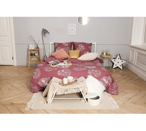 КПБ Этель 2 сп Te amo (вид 2) 175x215 см, 200x220 см, 70x70 - 2 шт, бязь 3988385
