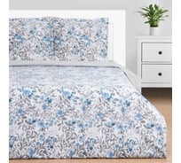 КПБ Этель 2 сп Фиалки 175x215, 200x220, 70x70-2 шт, бязь, 125 г/м2 9303815