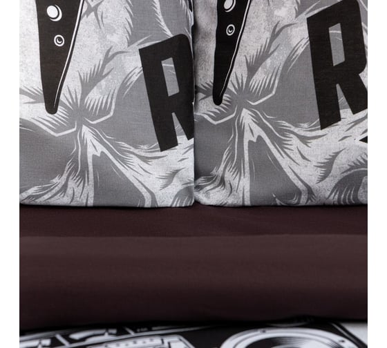 КПБ Этель дуэт Rock star 143x215 см - 2 шт, 220x240 см, 70x70 см -2 шт, 100% хлопок, бязь 7533828