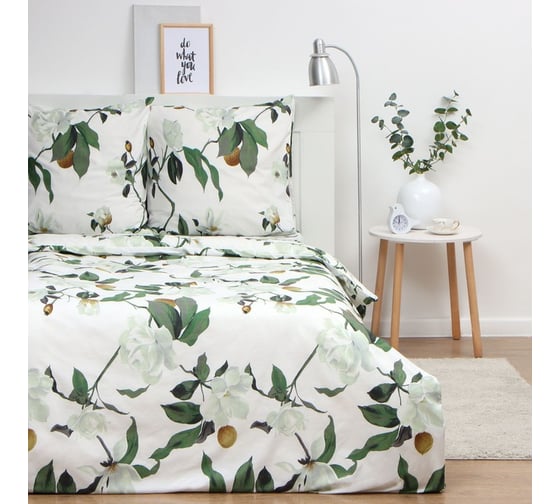 КПБ Экономь и Я дуэт Oríganum 143x215см-2шт,215x220см,70x70см-2шт, полисатин,80г/м² 10132874 1