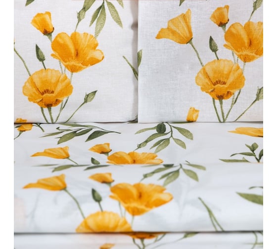 КПБ Этель евро Maquis 200x217 см, 220x240 см, 70x70 см -2 шт, бязь 9308512
