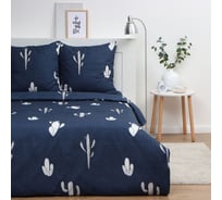 КПБ Экономь и Я дуэт "Кактусы" 143x215см-2шт,215x220см,70x70см-2шт, полисатин,80г/м² 10132892