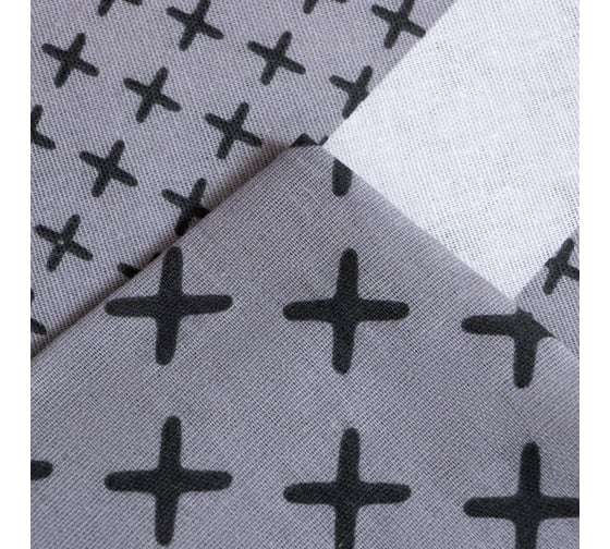 КПБ Этель 2 сп Gray geometry 175x215см,200x220см,50x70см-2 шт, бязь, 125 г/м2 9096452