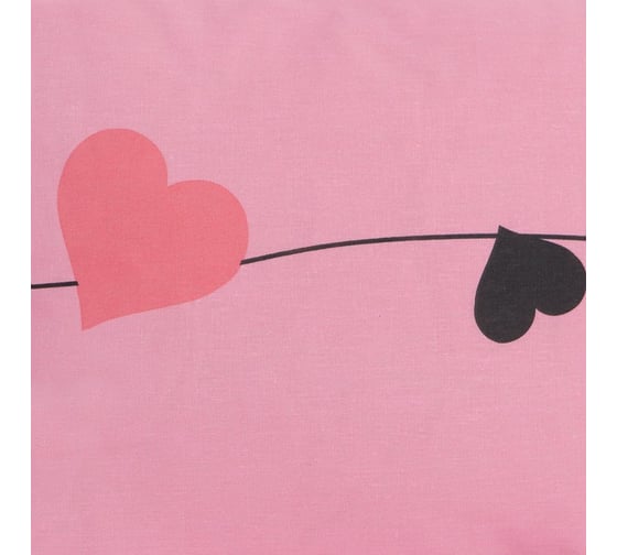 КПБ Этель евро Threads of love 200x217см,220x240см,50x70см-2 шт, бязь, 125 г/м2 9279047