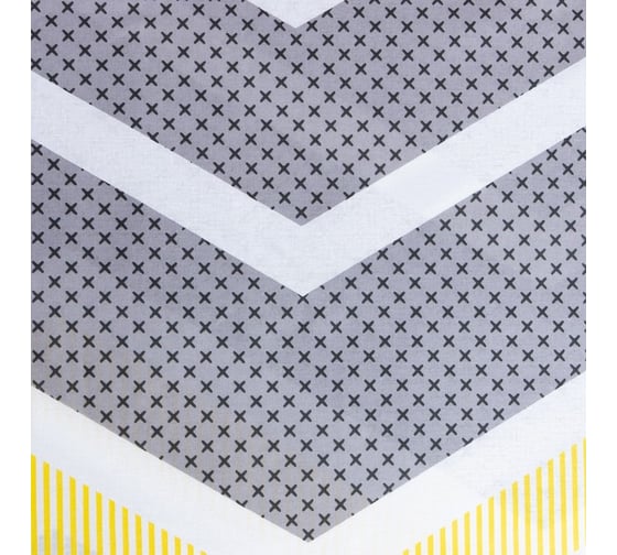 КПБ Этель евро Gray geometry 200x217см,220x240см,50x70см-2 шт, бязь, 125 г/м2 9096454