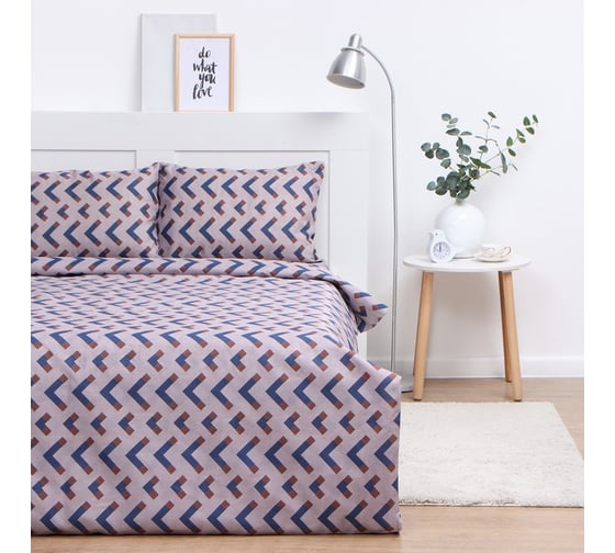 КПБ Экономь и Я 2 сп "Абстракция" 173x215см, 175x214см, 50x70см-2шт, 60г/м2, микрофибра 9769699 1