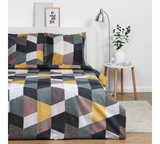 КПБ Экономь и Я 2 сп "Декор" 175x215см,180x215см,70x70см-2 шт, полисатин, 80 г/м² 9622676 1