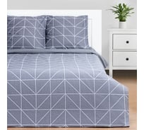 КПБ Этель евро Night haze 200x217 см, 220x240 см, 70x70 см - 2 шт,бязь 125 г/м2 7533798